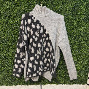 grey sweater